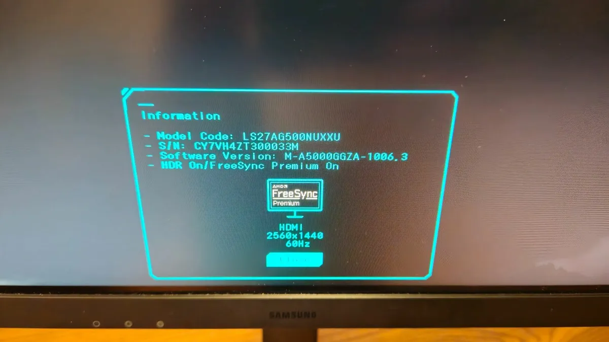 Samsung Gaming Monitor - Image 3
