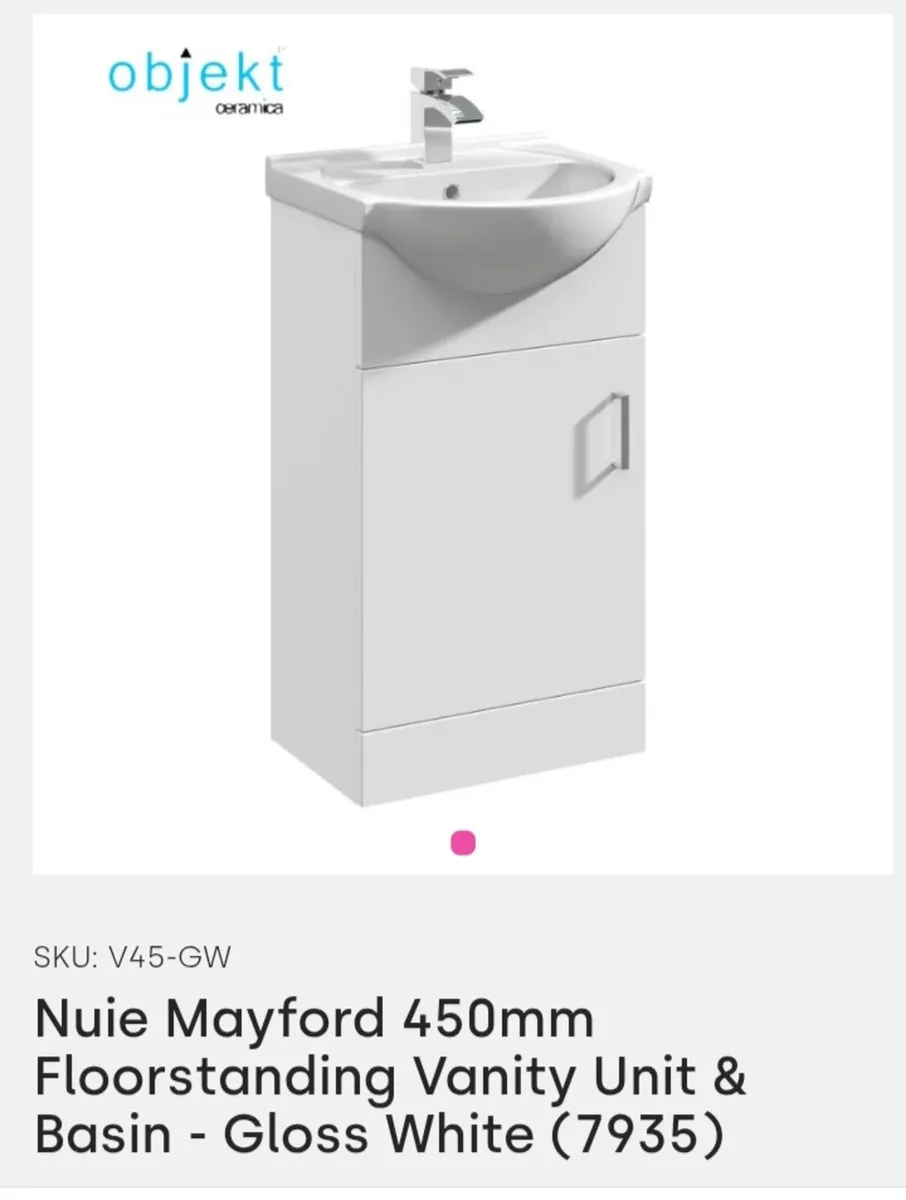 Vanity Unit & Basin (Unopened) - Image 1