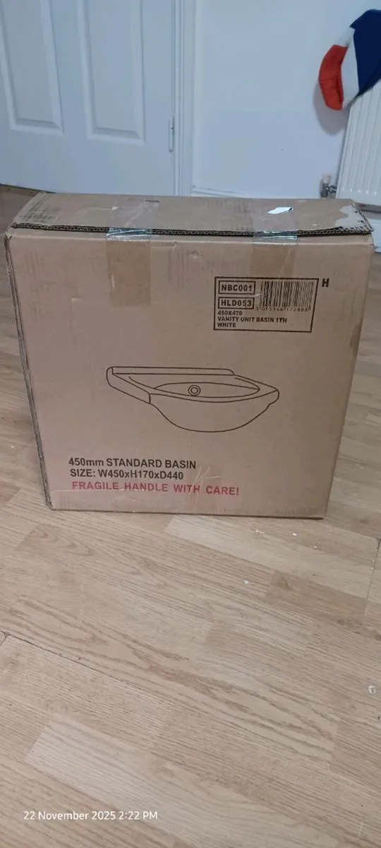 Vanity Unit & Basin (Unopened) - Image 3