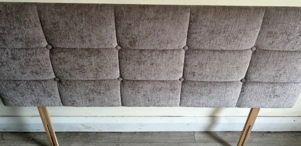 Double bed & headboard - Image 2