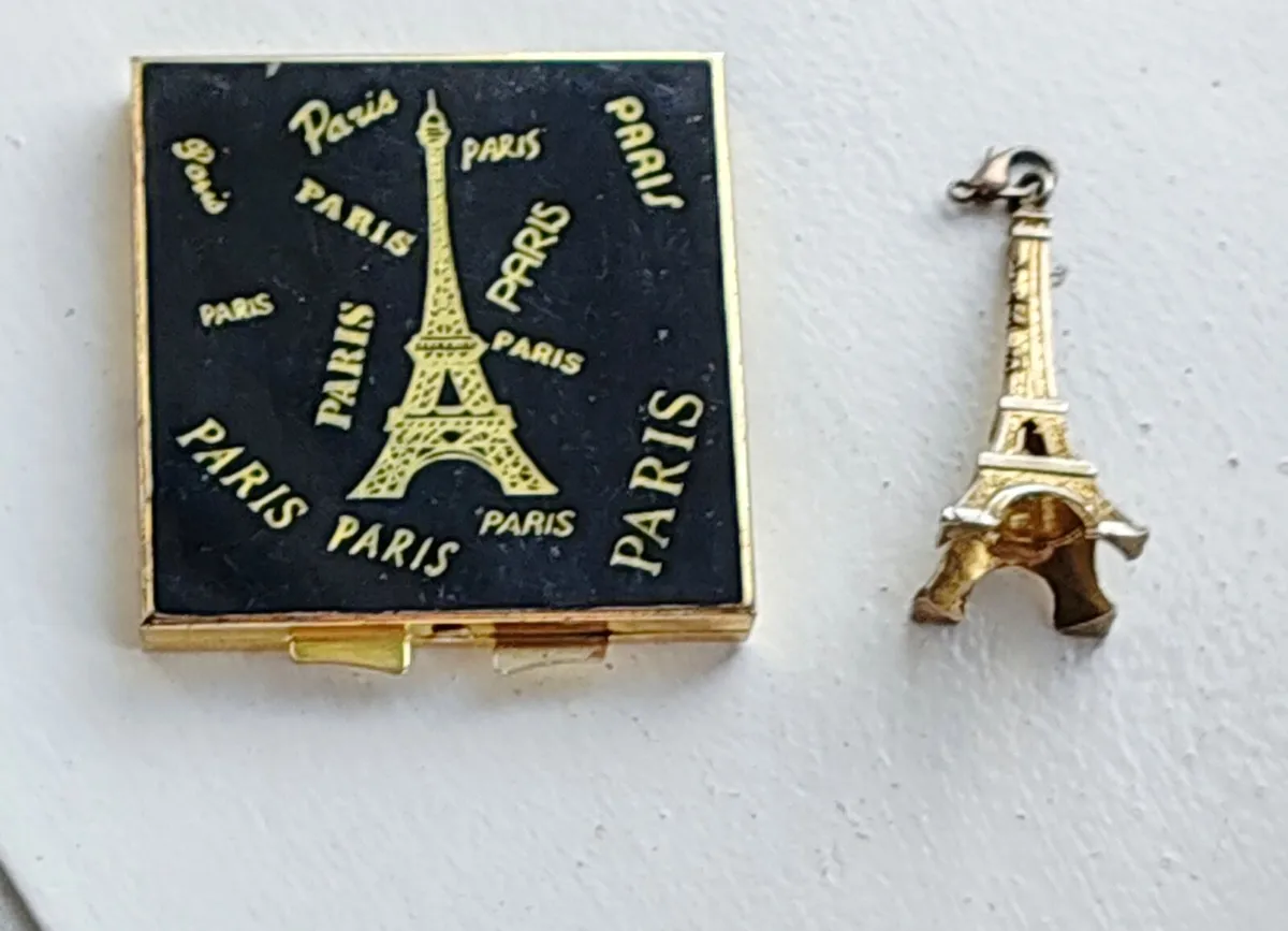 Retro compact mirror etc - Image 1