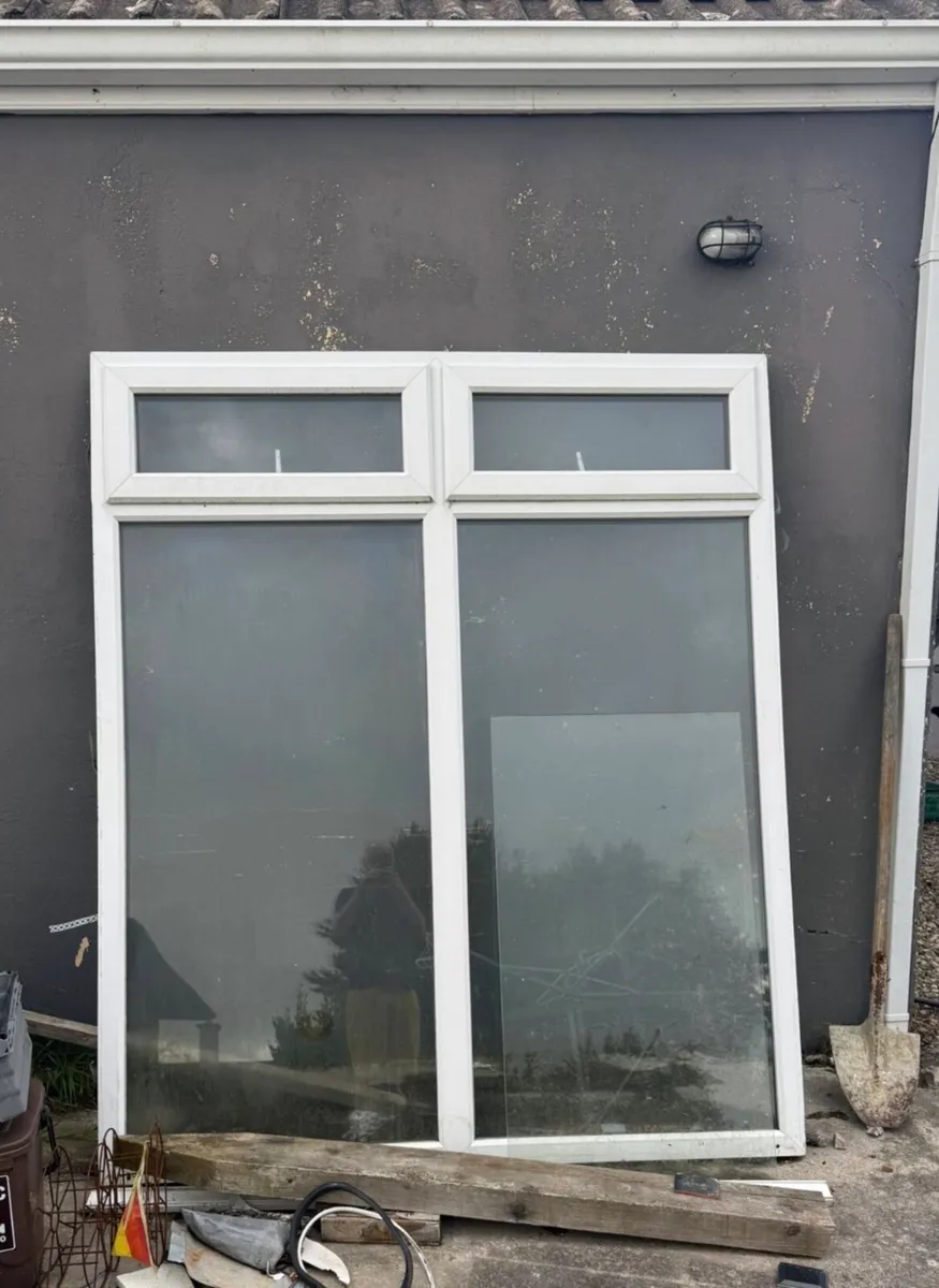 Large PVC window