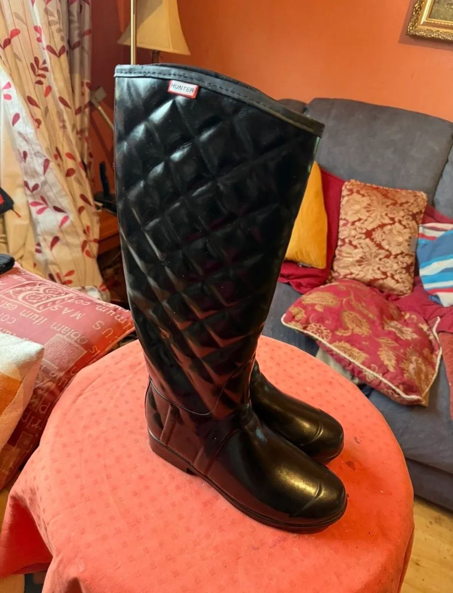 HUNTER Woman Original Tall Gloss  wellies - Image 3