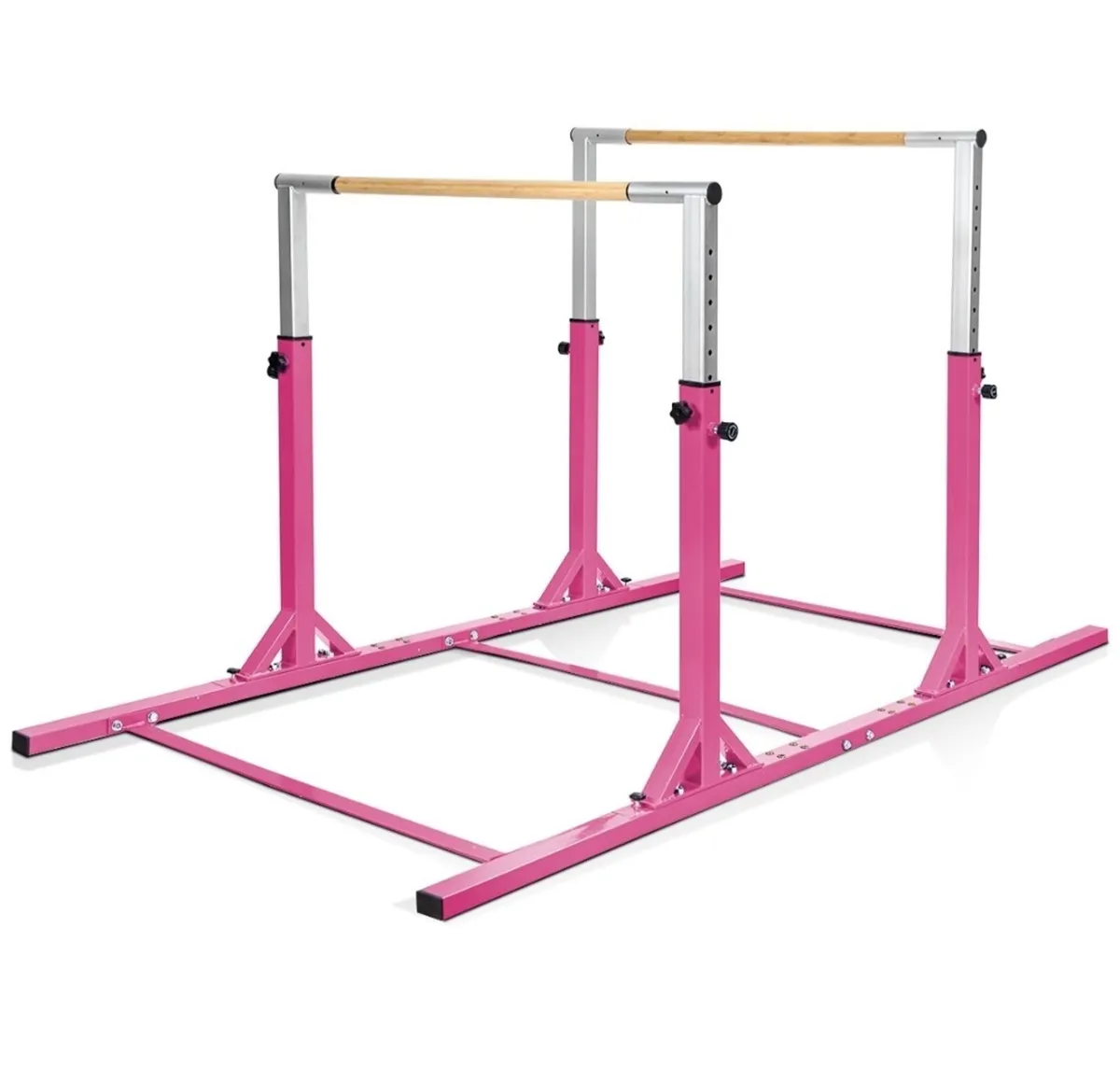 Double gymnastics bars pink heavy duty - Image 3