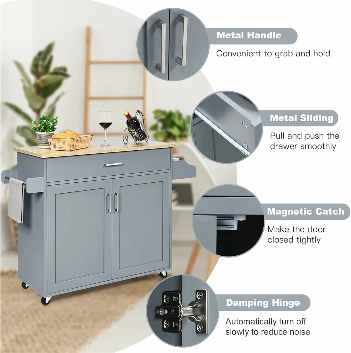 Kitchen Island/ Kitchen cabinet/ Kitchen Island Ca - Image 2