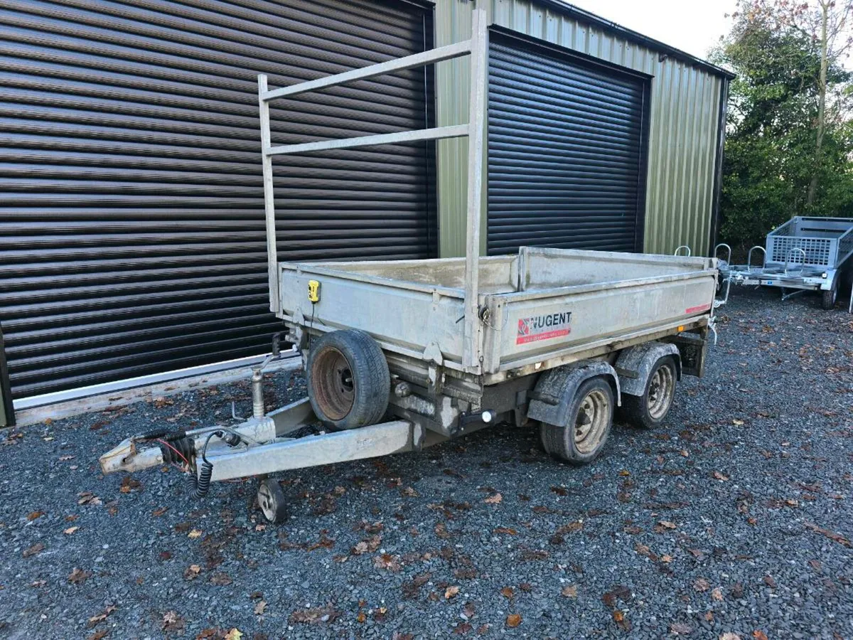 8ft nugent tipper trailer just serviced - Image 1