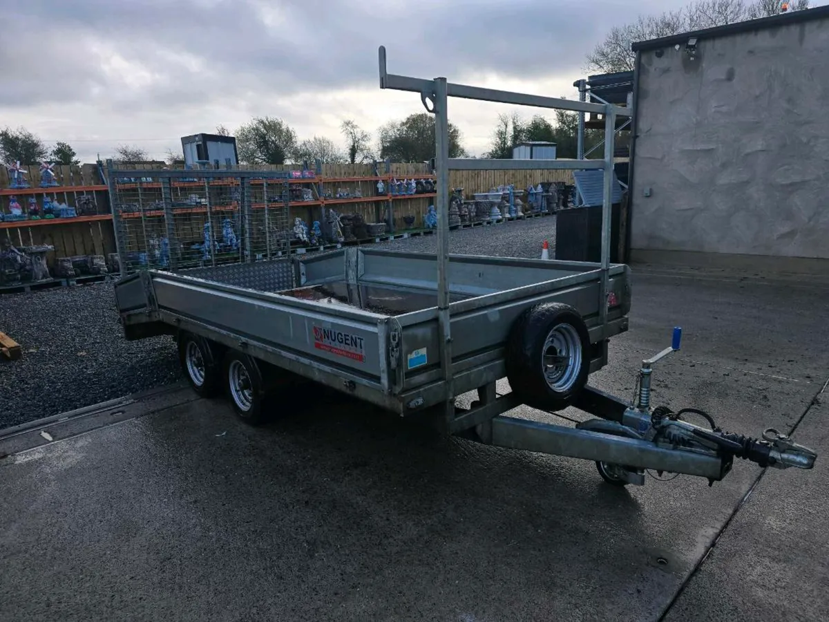 Nugent 14ft beavertail trailer full ramp door - Image 3
