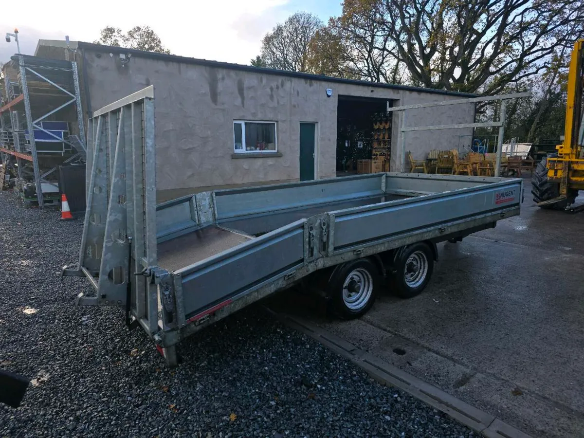 Nugent 14ft beavertail trailer full ramp door - Image 4