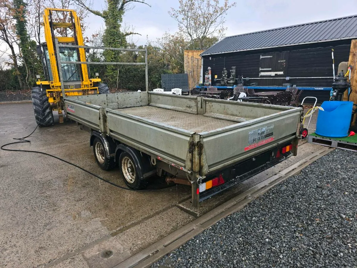 Nugent 12ft builders dropside trailer - Image 3