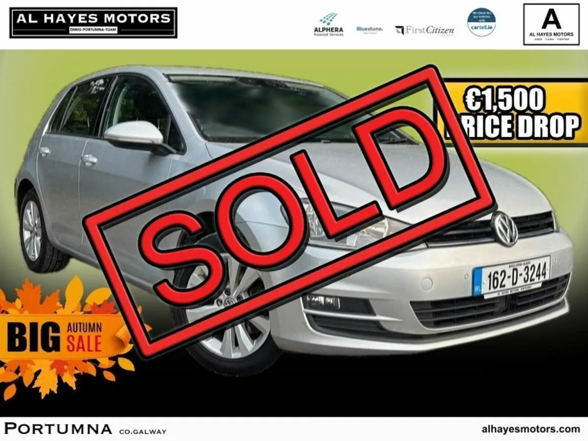 Volkswagen Golf SOLD SOLD CL 1.6 TDI 110BHP *NCT 1 - Image 1