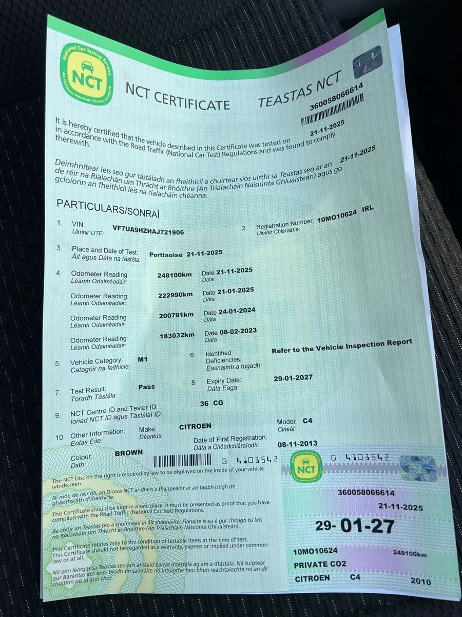 Citroen C4 2010 Automatic new nct 2/27 tax 12/25 - Image 3