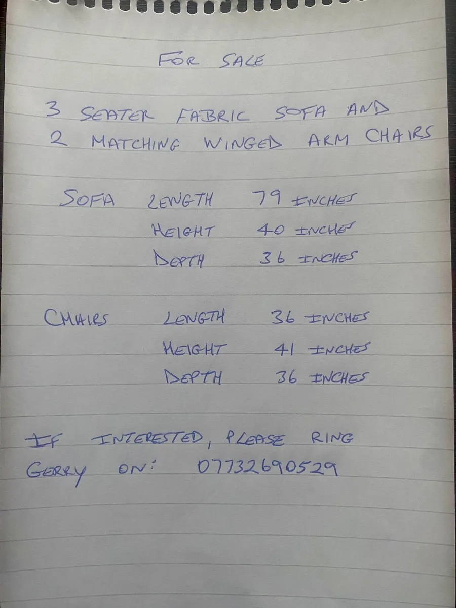 Three piece suite - Image 1