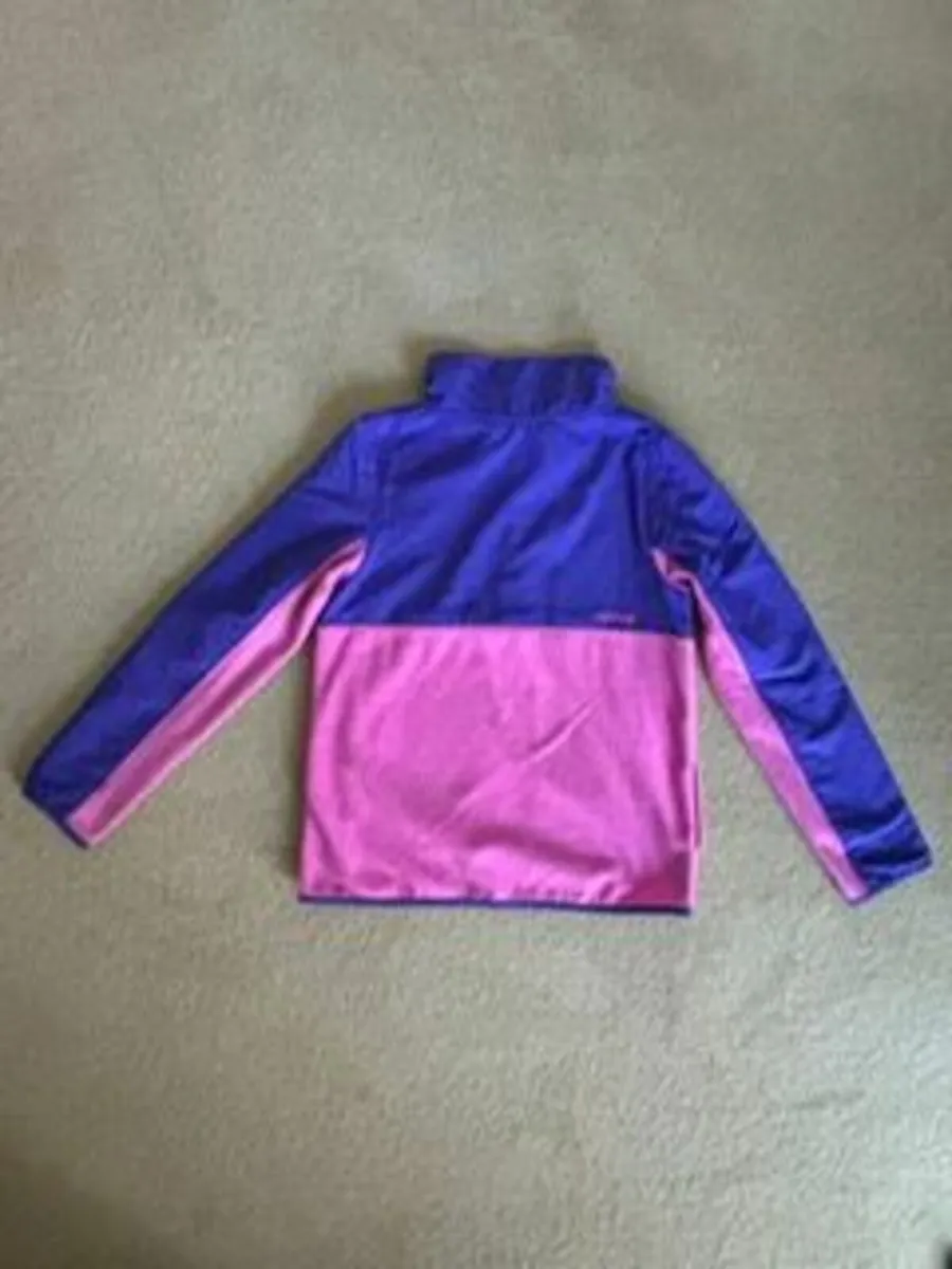 Under Armour Girls 1/4 Zip Fleece age 10-12 - Image 2