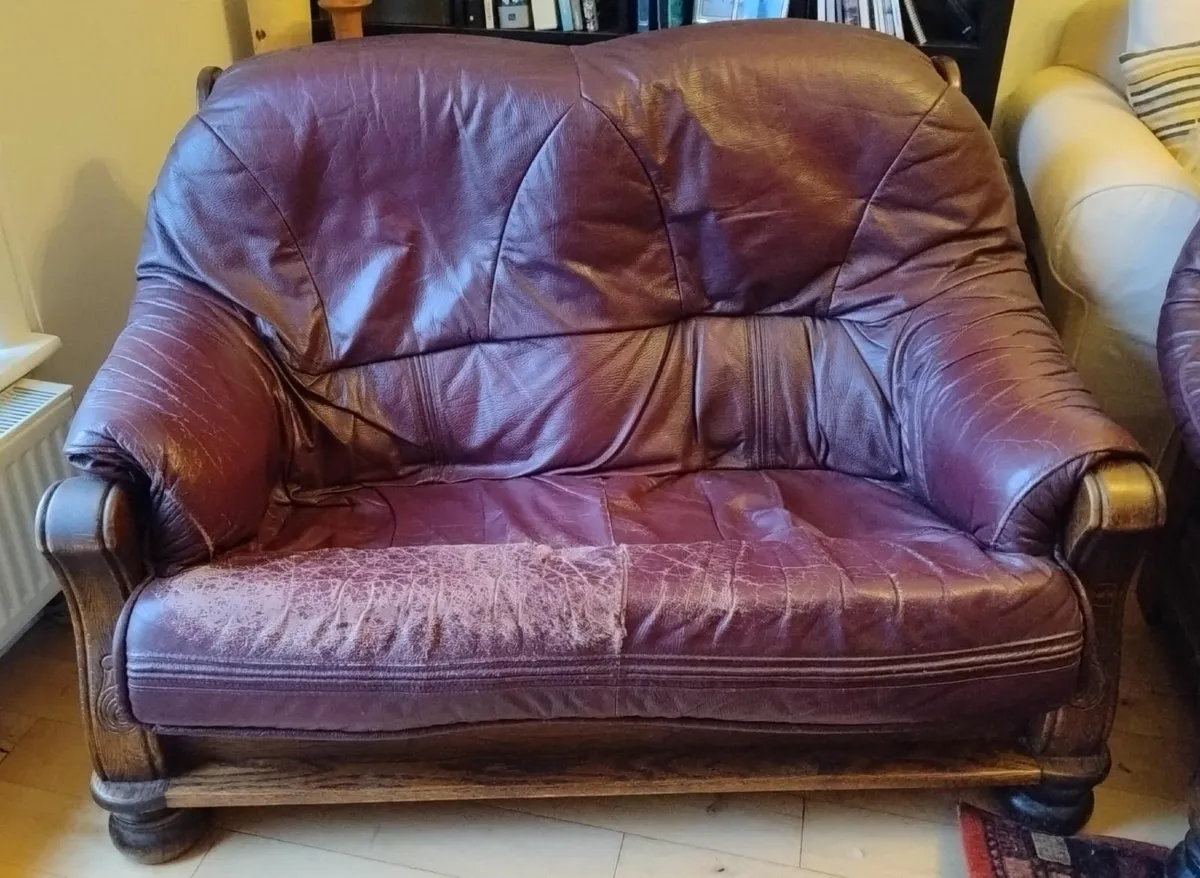 Leather Couches Sofas, 2 & 3 seater - PRICE DROP! - Image 2