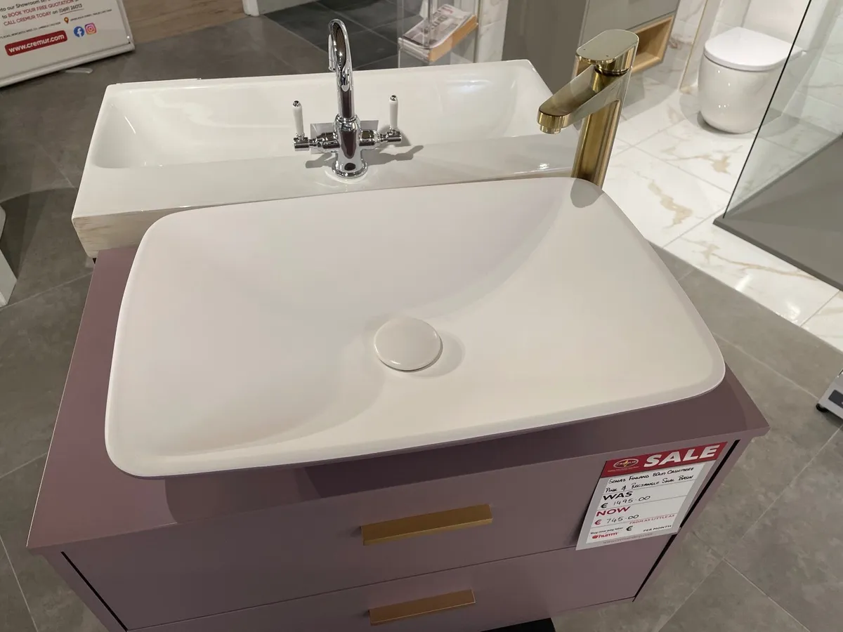 Ex-display Sonas Finland 80cm Cashmere Pink Unit - Image 2