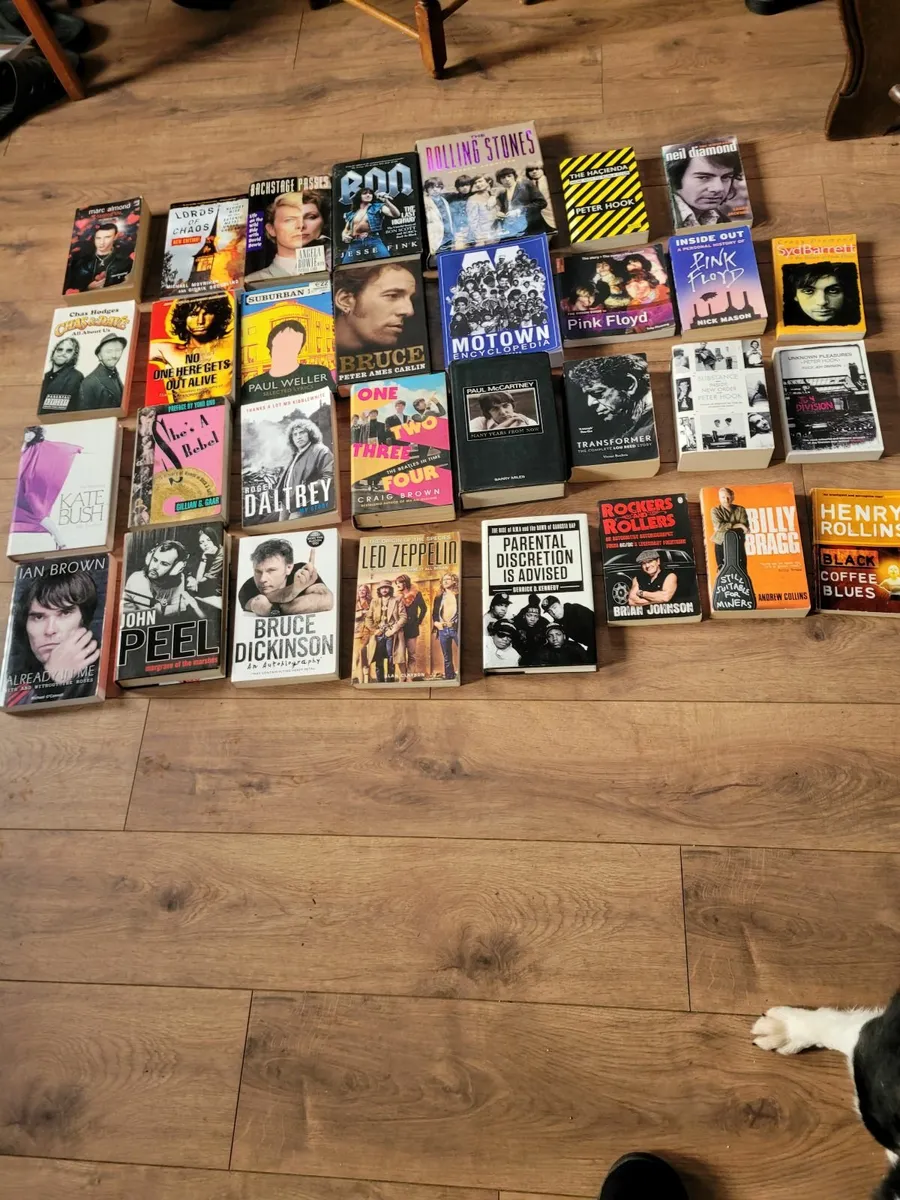 Various Music Books Autobiographies Etc Good Price - Image 1