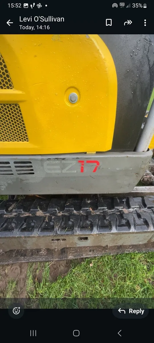 1.7 ton mini digger - Image 4