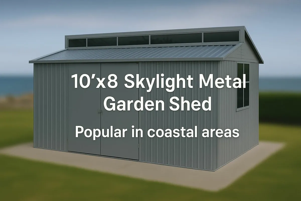 🏡 Duramax 10×8 Aluminium Metal Garden Sheds - Image 1