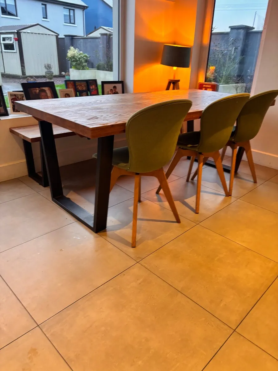 Dining Table and bench - Image 3