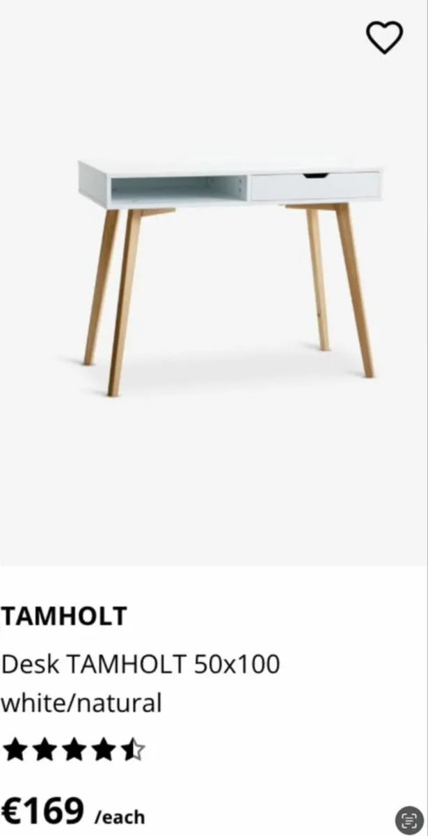 JYSK desk AND chair - Image 2