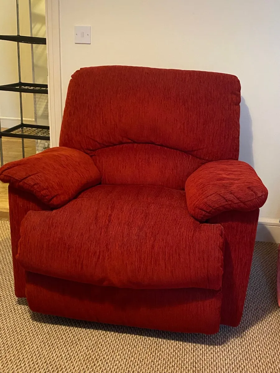 Sofa/Couch/Settee plus chair and recliner - Image 3