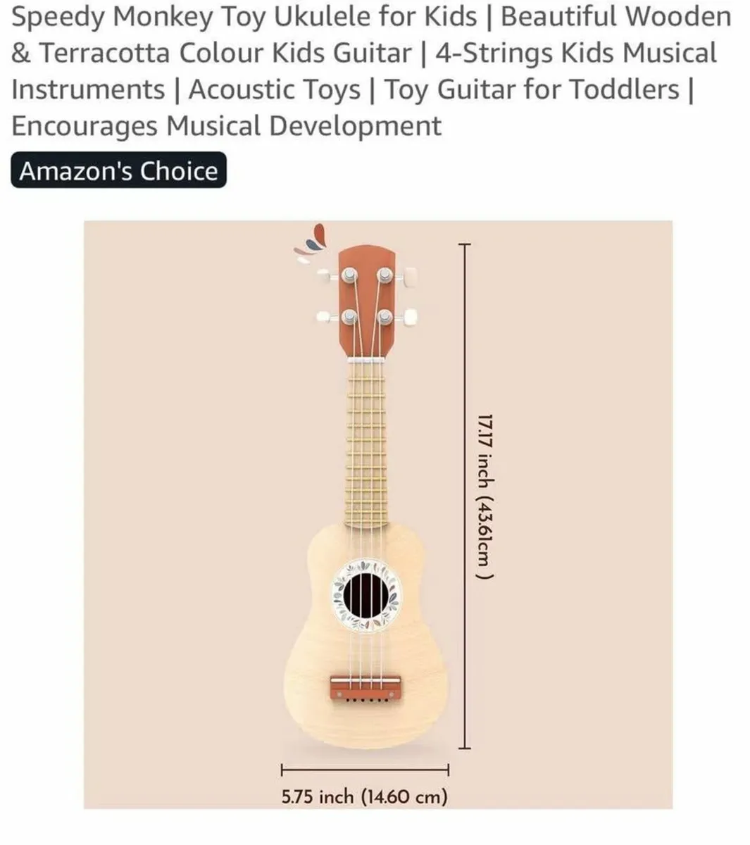 Toy ukulele UNOPENED - Image 2