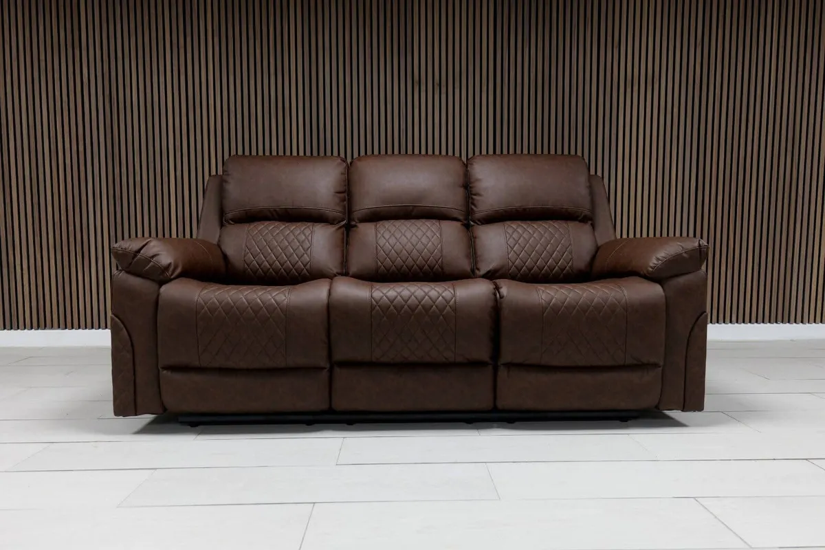 Roman Leather Recliners - Brown Article - Image 2