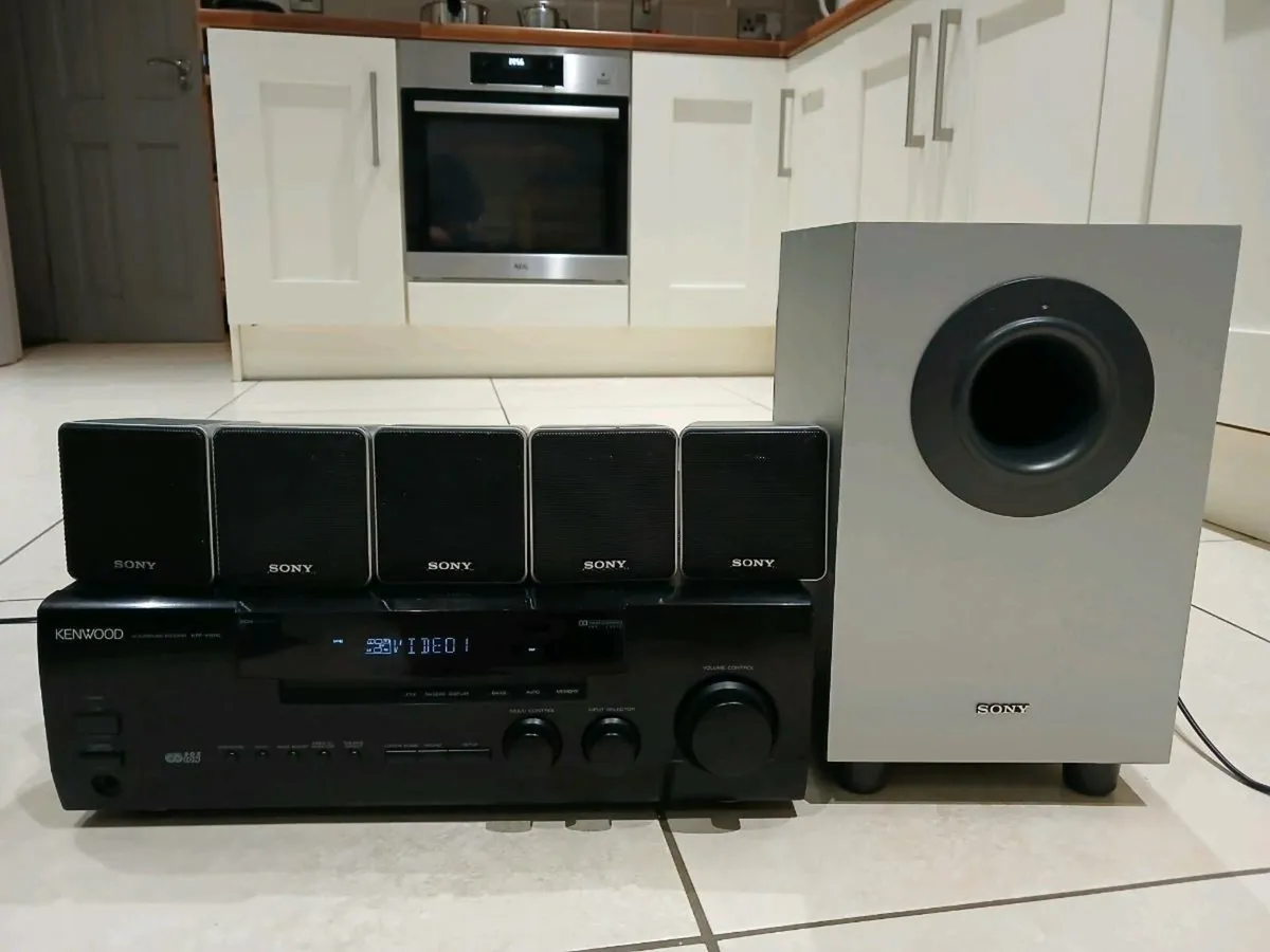 Kenwood amp and Sony speakers