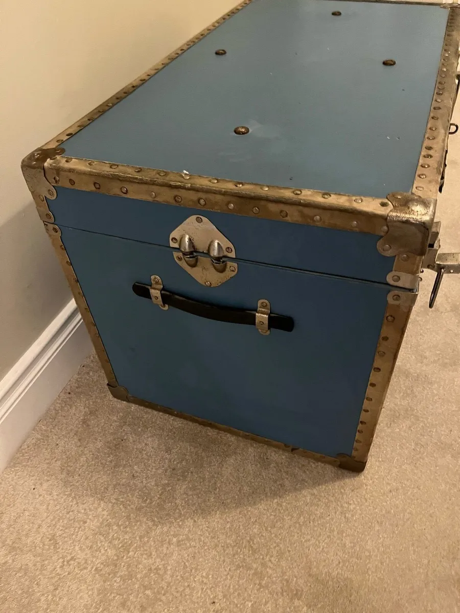 Blanket box Toy box Ottoman Steamer trunk - Image 2