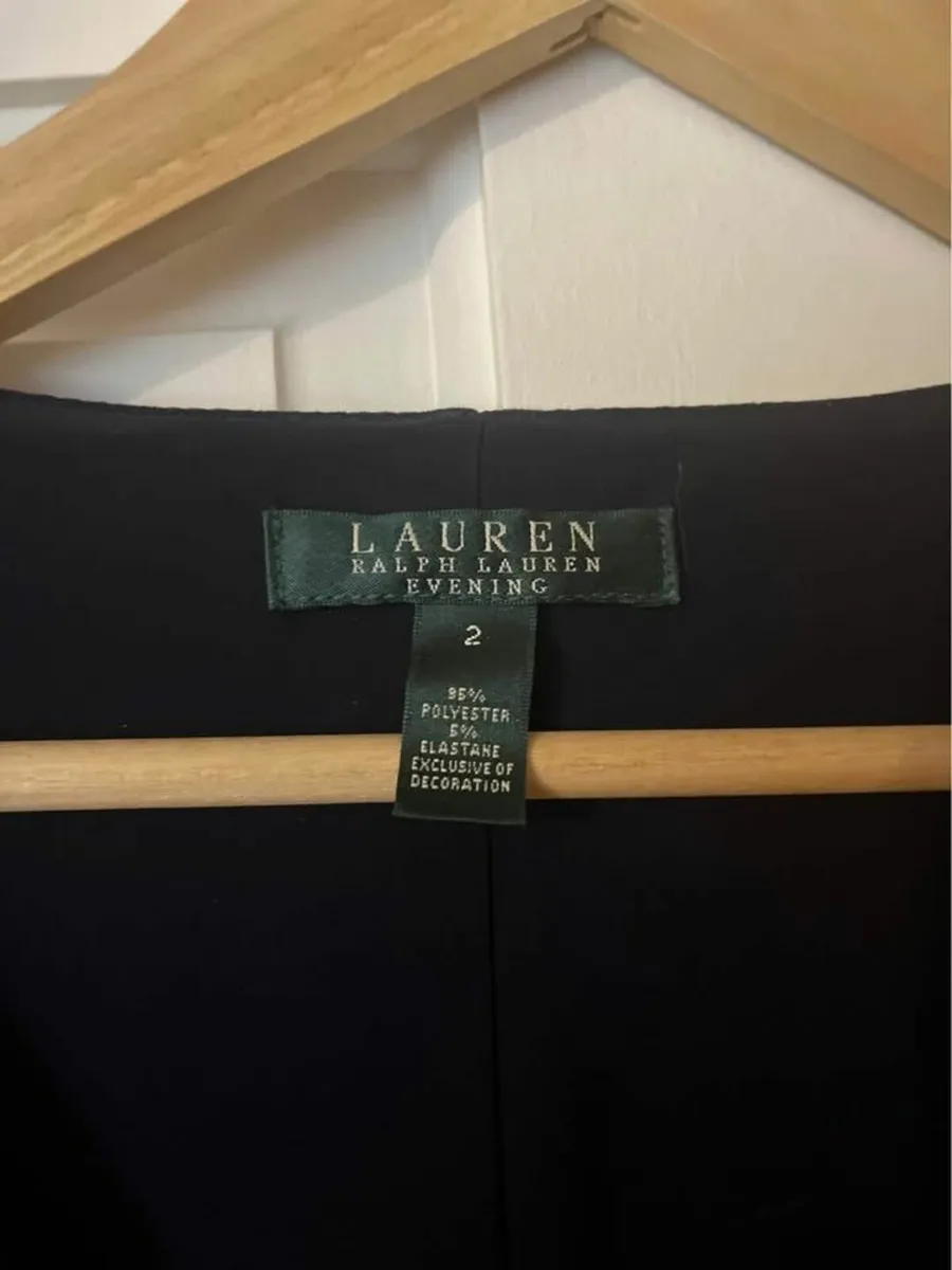 Ralph Lauren Evening Gown, Navy Blue - Image 3