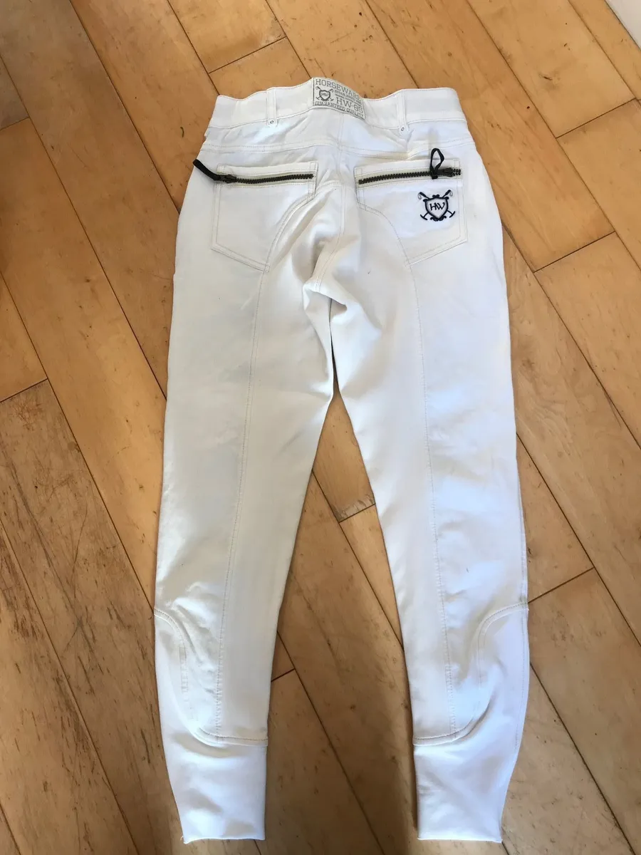 NEW White HorseWear Breeches Junior - Image 3