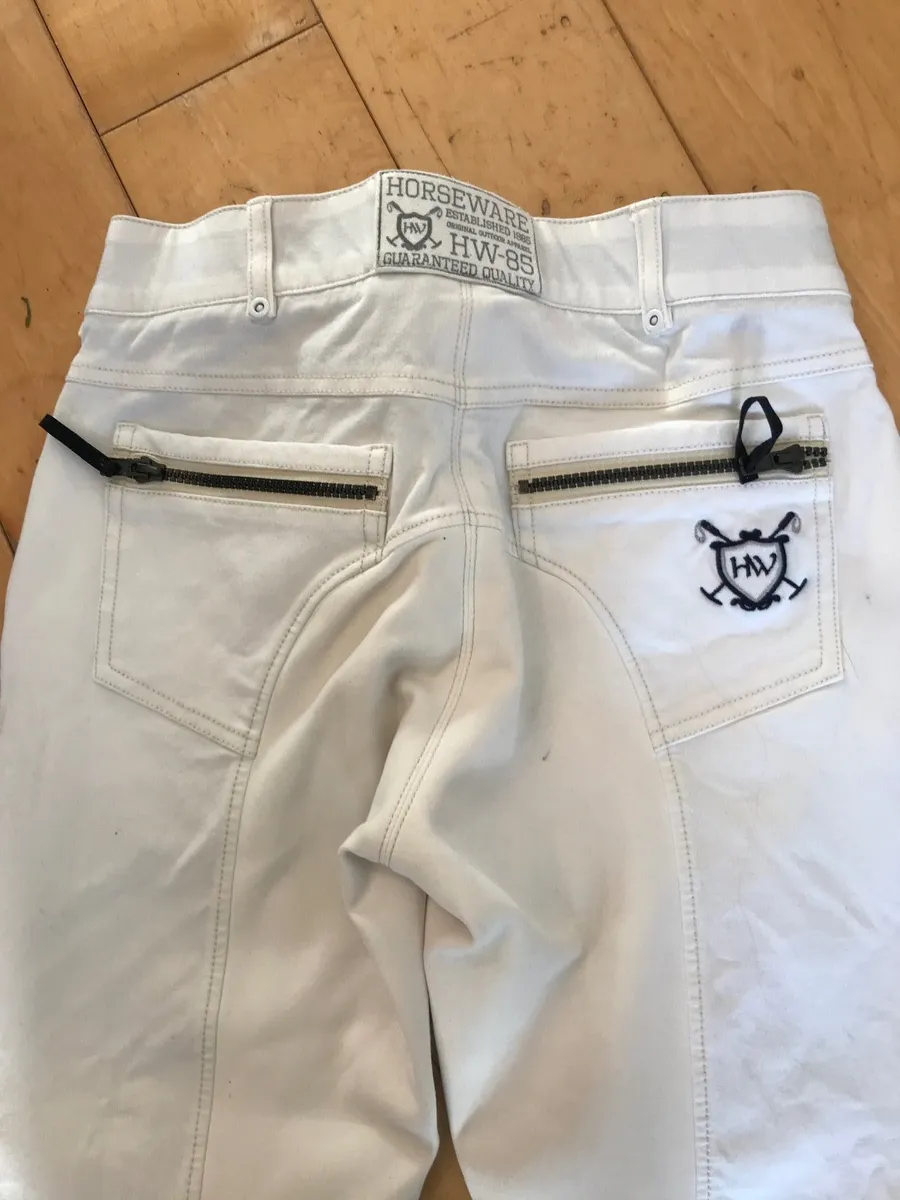 NEW White HorseWear Breeches Junior - Image 4