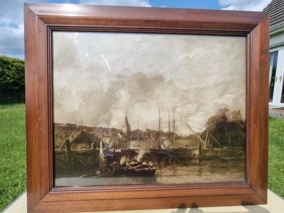 Large vintage print - William Rodman & Co Belfast - Image 1