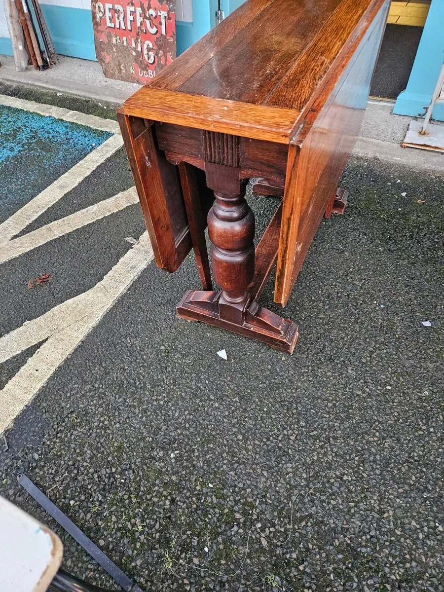 Vintage Oak Table - Image 3