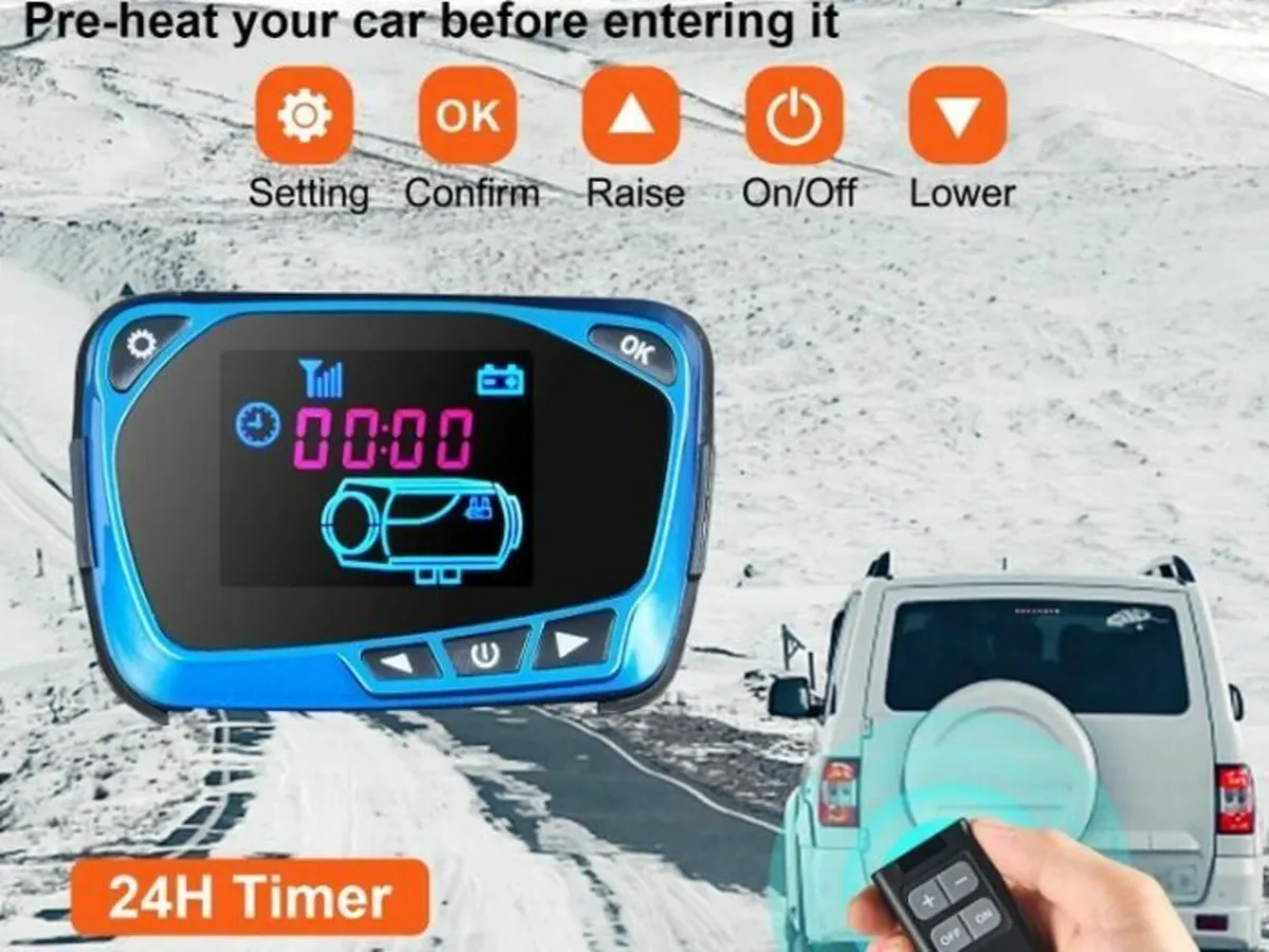 Diesel Air Heater 8KW All-in-One 12V Remote Contro - Image 4