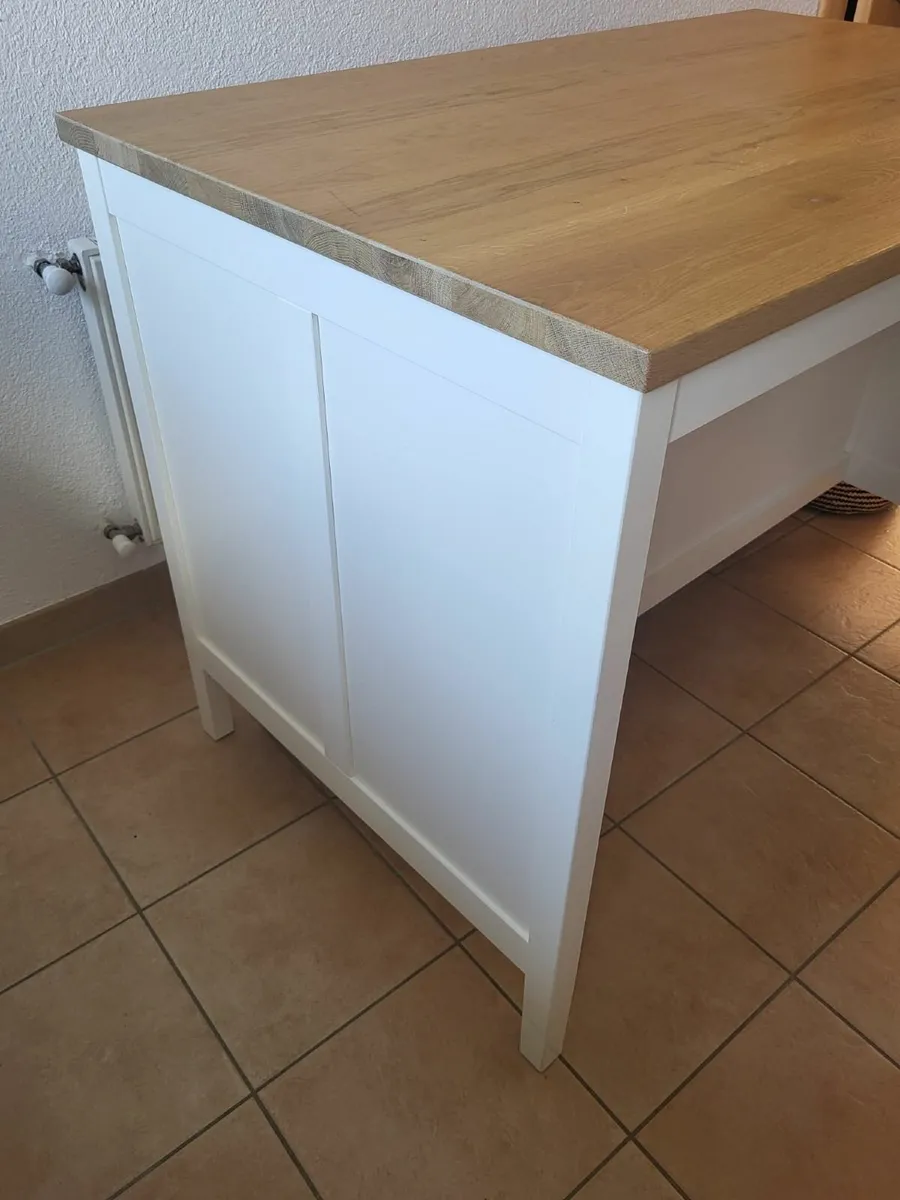 Kitchen island, off-white/oak - Image 3