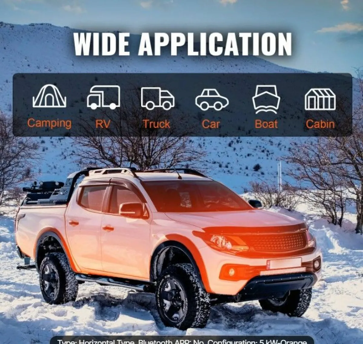 Diesel Air Heater, 12V 5KW Potable - Image 4