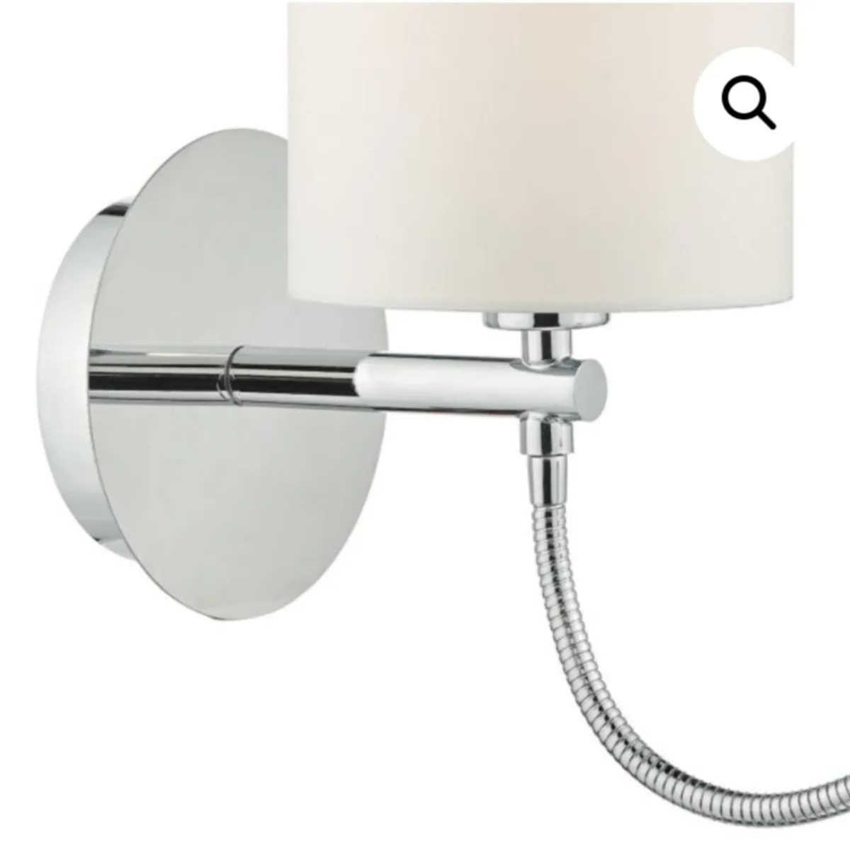 2 x Feta Chrome Wall Lights - Image 2