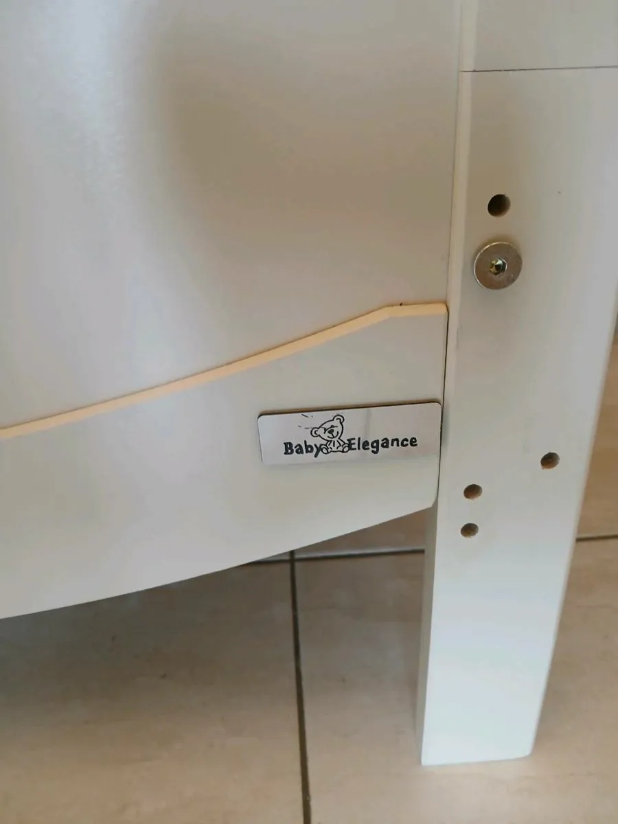 Baby elegance cot bed...140 x 70 + mattress. - Image 2
