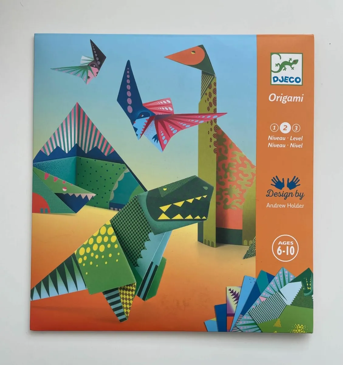 BRAND NEW Djeco Origami Dinosaurs Craft Kit