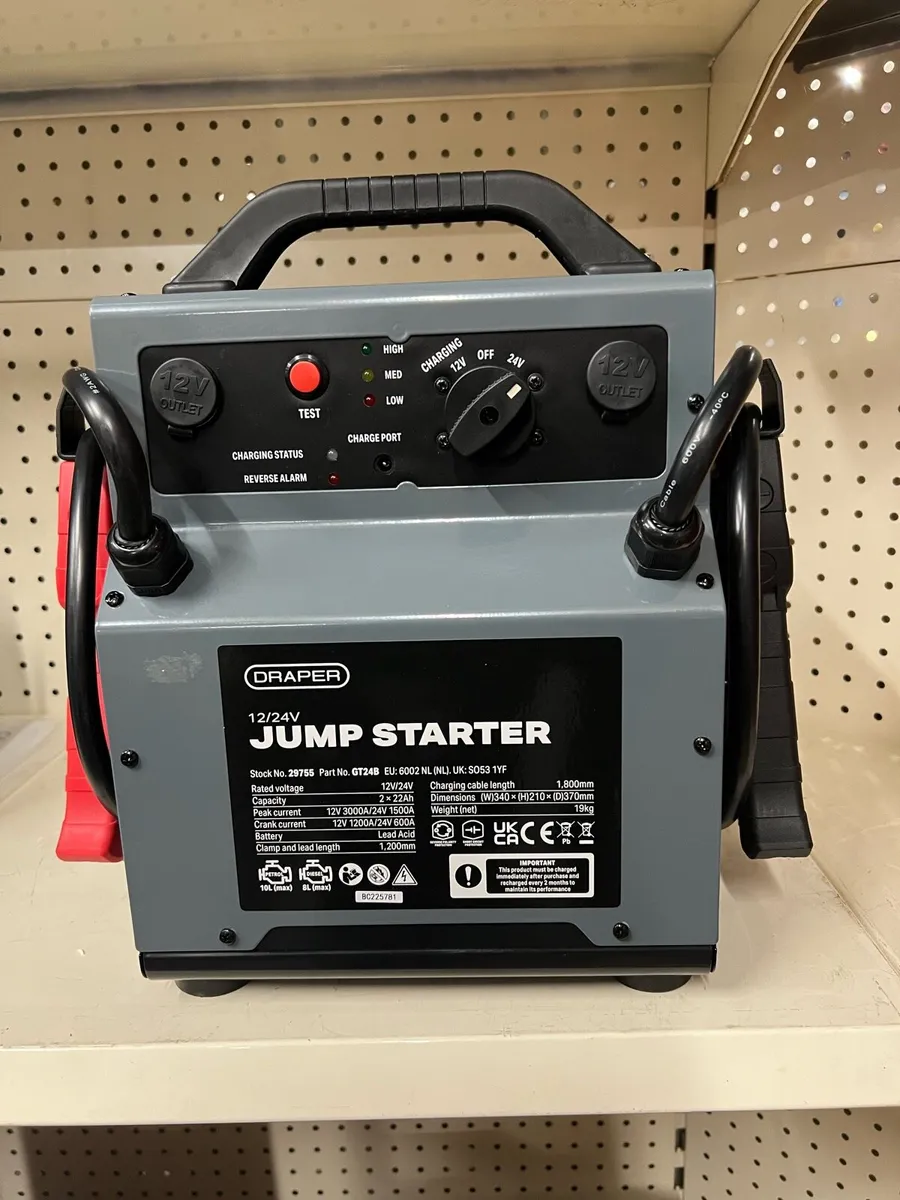 Draper 12/24V Jump Starter
