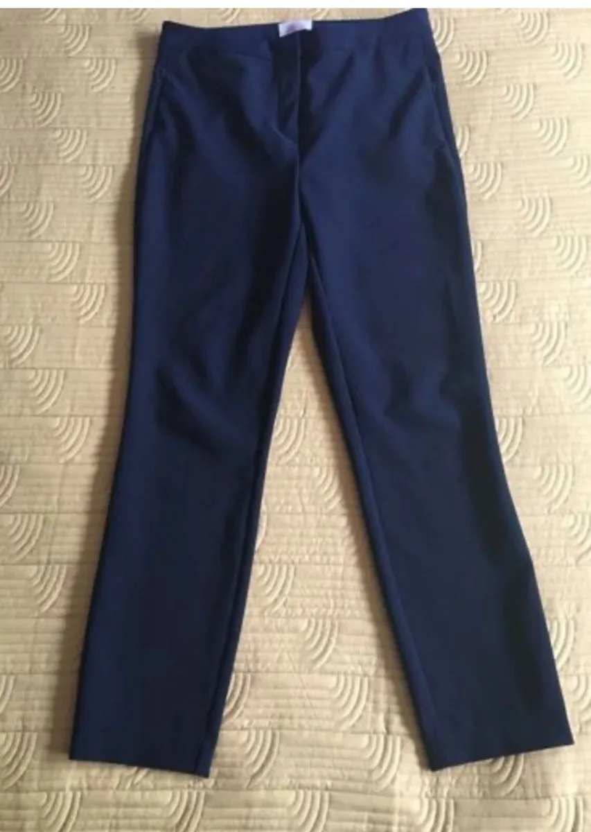 Savida Navy Trousers Size 12 - Image 1