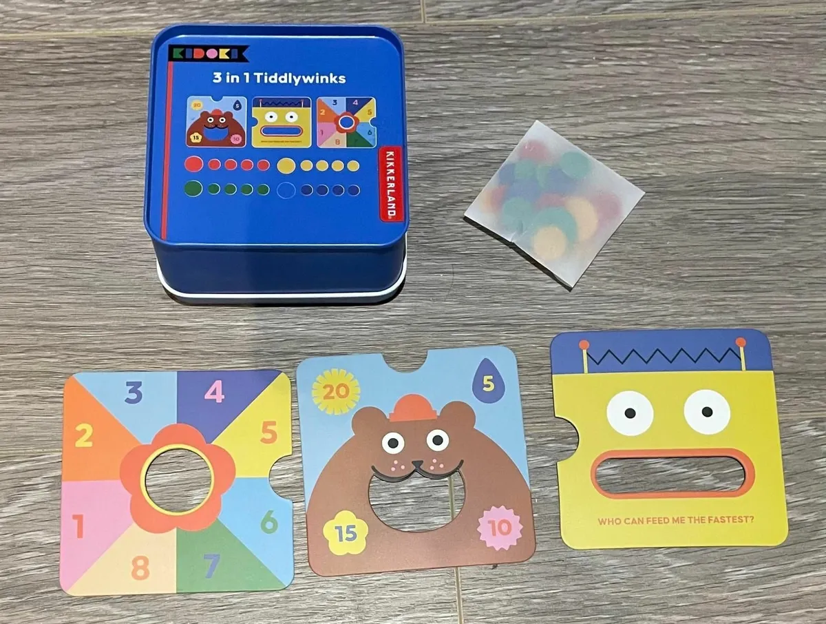 Kidoki On The Go 3 in 1 Tiddlywinks Game