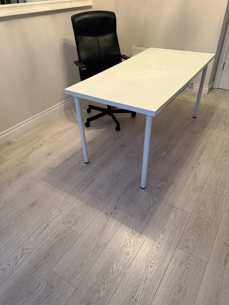 Desk with cable tidy And Chair For Sale - Image 3
