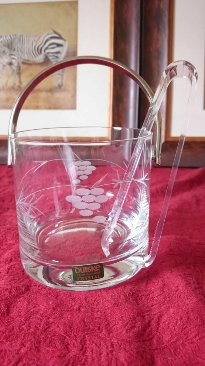 14Pc Duiske Wine Glasses, Ice Bucket &Decanter Set - Image 4