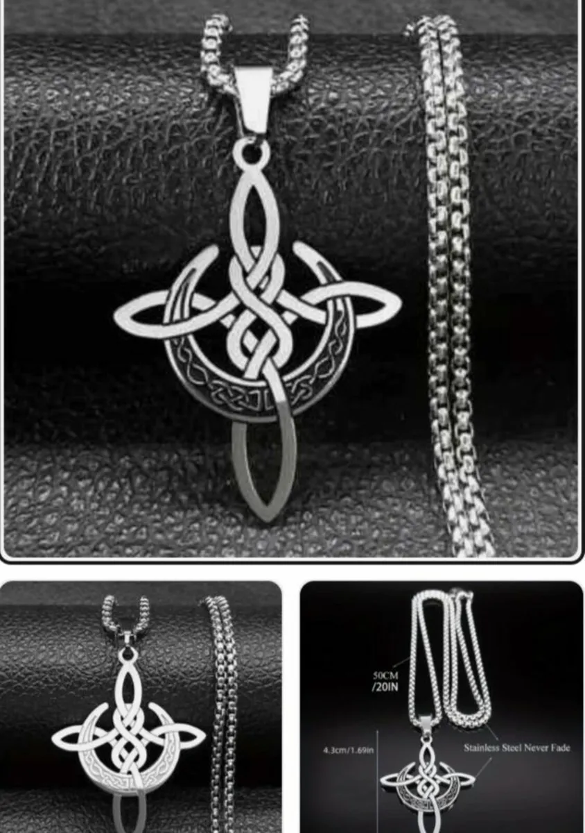 Silver Celtic Cross Pendant - Image 1
