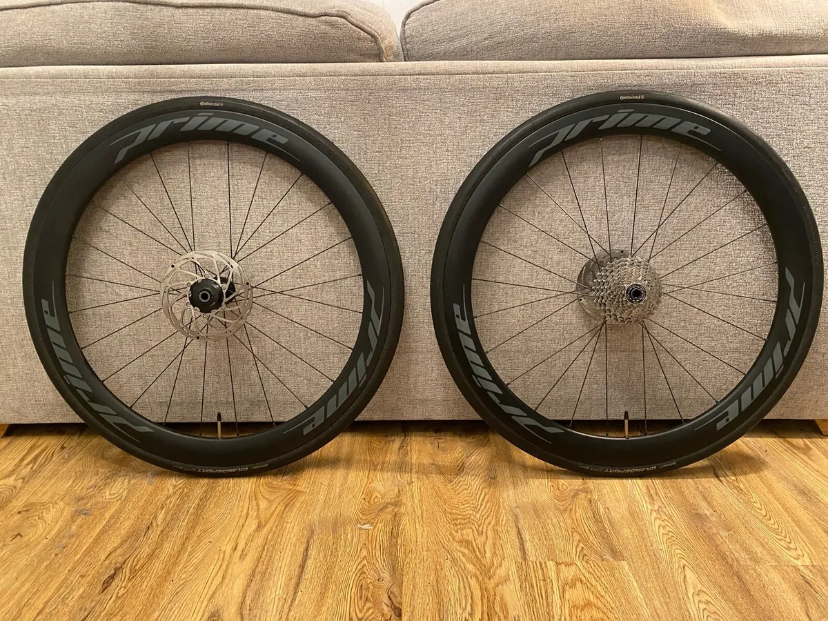 Prime RR50 Carbon Aero Disc Wheelset - Image 1