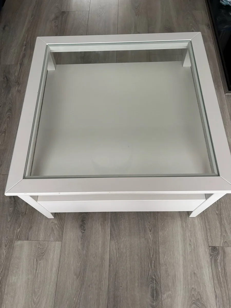 Coffee Table White - Like New - Image 2