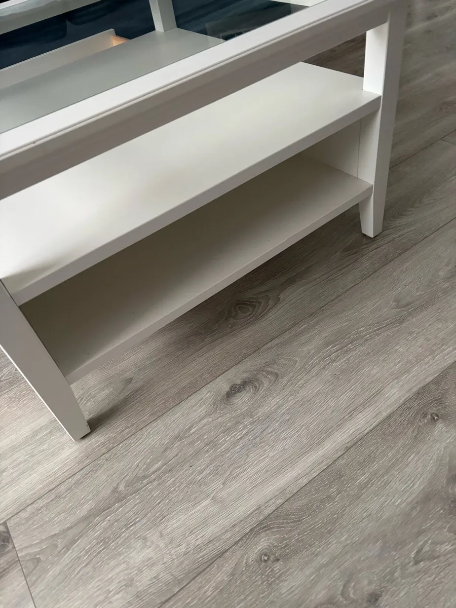 Coffee Table White - Like New - Image 4