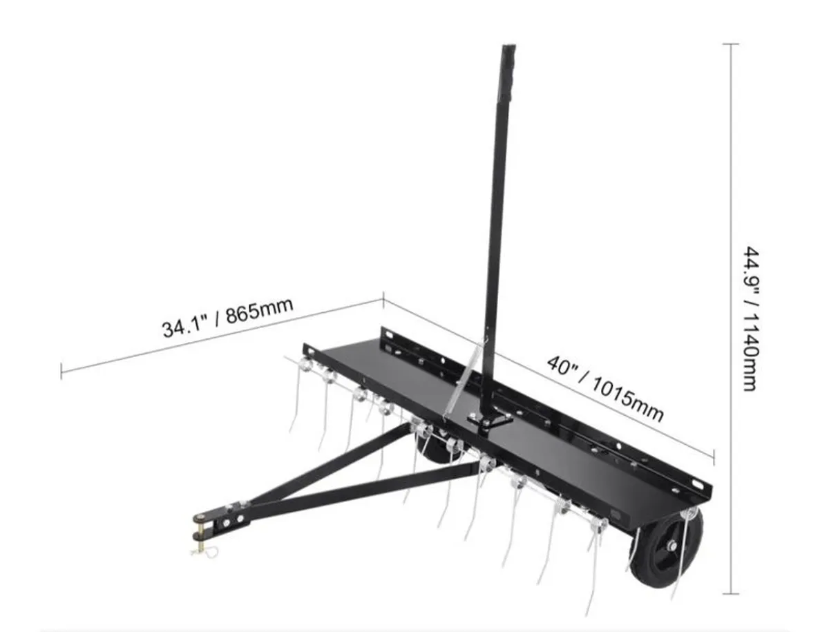 40" Tow Behind Dethatcher - Image 1